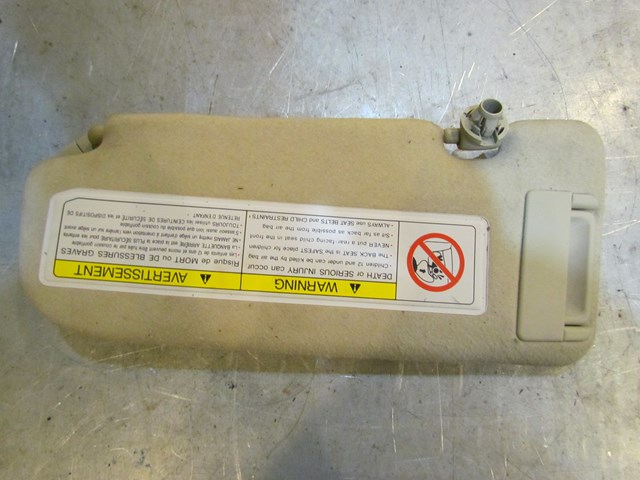 2003 Infiniti G35 Coupe Front RH Passenger Sun Visor
