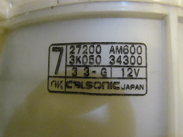 2003 Infiniti G35 Coupe Blower Motor Assy 27200 AM600