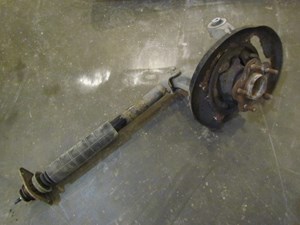 2003 Infiniti G35 Coupe Rear LH Drivers Spindle Assy With Strut Shield Rusted