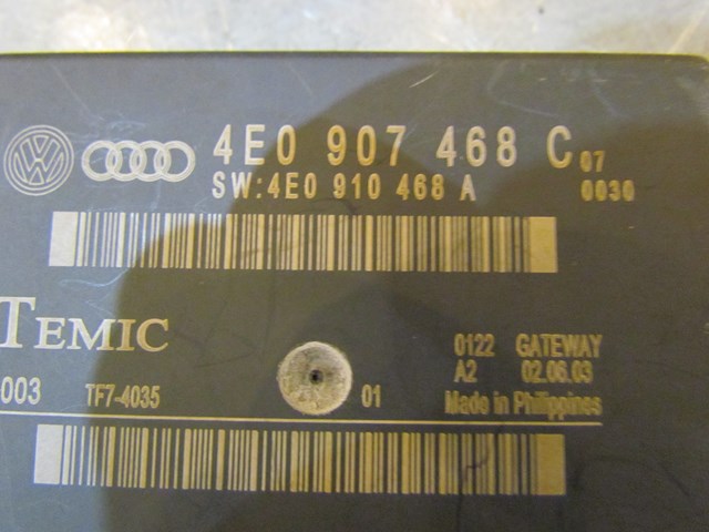2004 Audi A8L Cruise Control Module 4E0 907 468