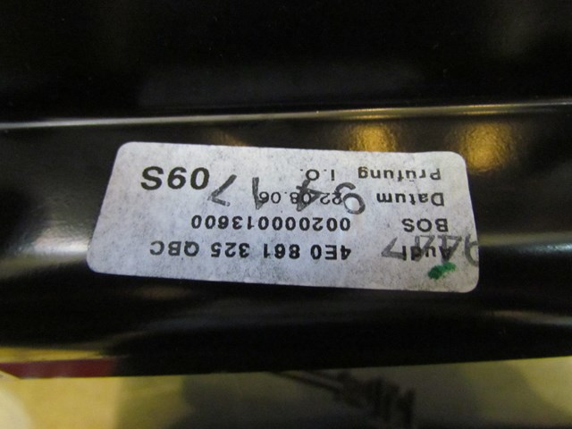 2004 Audi A8 A8L Rear Electric Window Sun Shade OEM