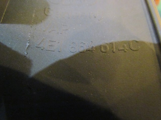 2004 Audi A8L Front RH Passenger Door Kick Panel 4E1 864 614