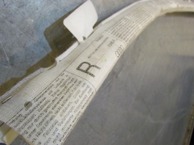 2004 Audi A8L RH Passenger Curtain Air Bag Assy