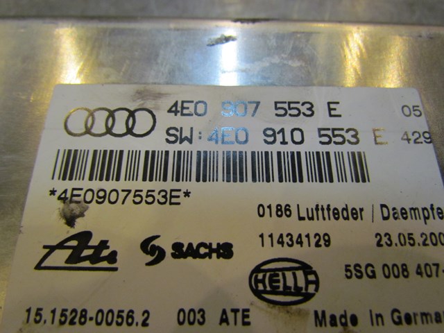 2004 Audi A8L Suspension Leveling Computer Module 4E0 907 553