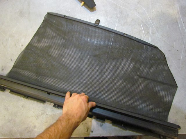 2004 Audi A8L Rear LH Drivers Door Glass Shade Assy