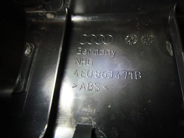 2004 Audi A8L Trunk Latch Moulding Panel 4E0 863 471