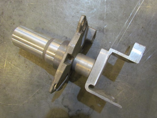 2004 Audi A8L Front RH Passenger Bumper Reinforcement Mount Assy