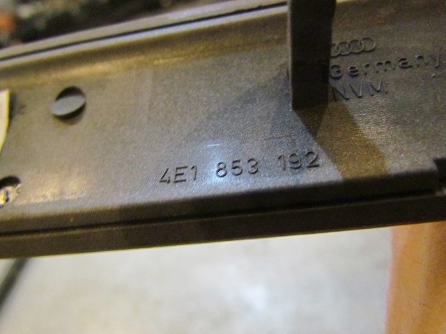 2004 Audi A8L Dash Trim Panel With Switches And Panel 4E1 853 192