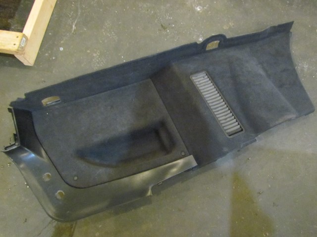 2004 Audi A8L Rear RH Passenger Trunk Carpet Moulding 4E0 863 880