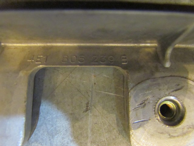 2004 Audi A8L Wiper Cowl Crumple Bracket 4E1 805 239