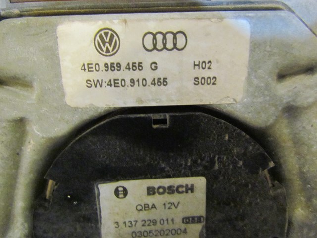 2004 Audi A8L LH Drivers Radiator Fan Motor Only 4E0 969 456