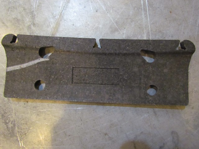 2004 Audi A8L Front License Plate Foam 4E0 807 509