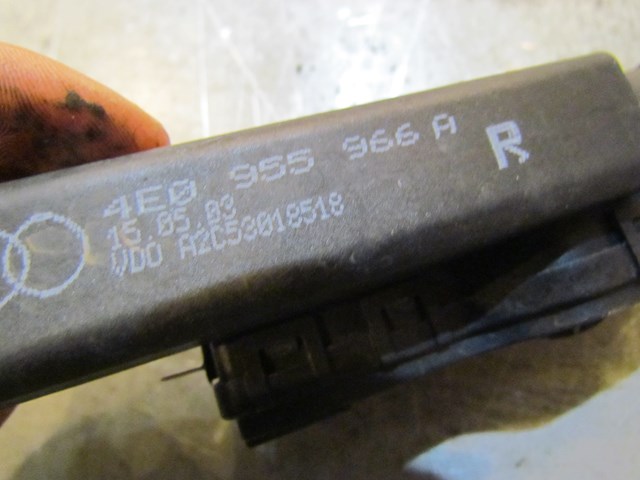 2004 Audi A8 Right Passenger Headlight Washer Pump Damaged OEM 4E0955966