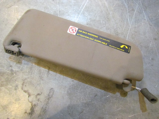 2004 Audi A8L Front RH Passenger Sun Visor