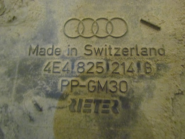 2004 Audi A8L Rear RH Passenger Dust Shield 4E4 825 214