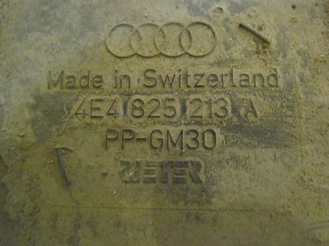 2004 Audi A8L Rear LH Drivers Dust Shield  4E4 825 213