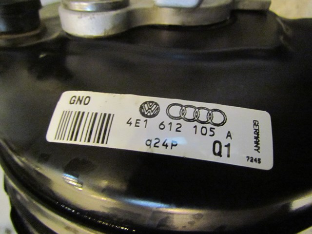 2004 Audi A8L Brake Master Cylinder, Booster, and Mount 4E1 612 105