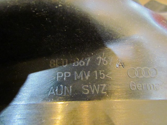 2007 Audi S4 Rear LH Drivers Door Step Plate 8E0 867 767