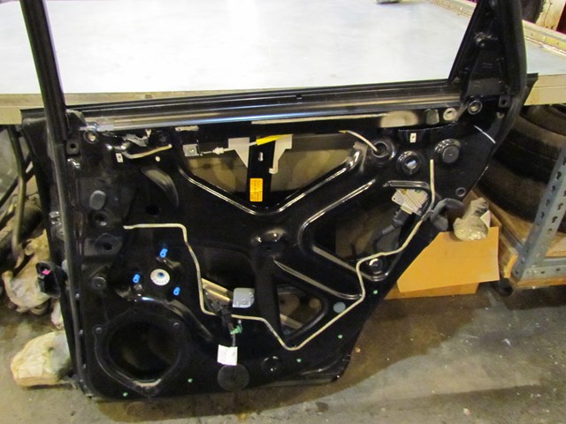 2007 Audi S4 Rear RH Passenger Door Shell BLK