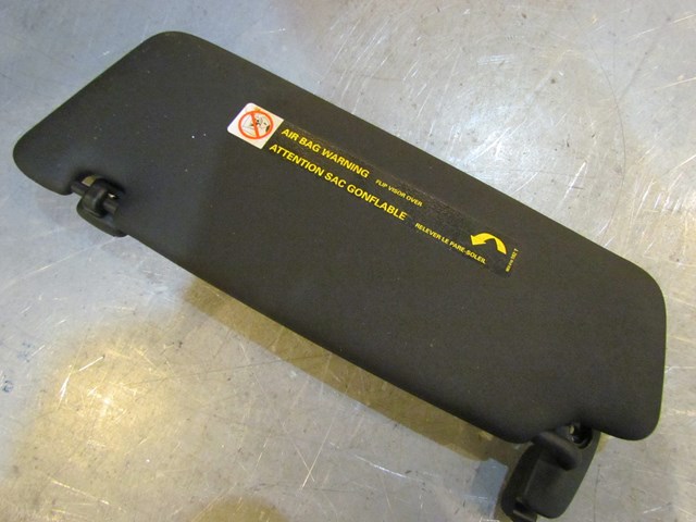 2007 Audi S4 RH Passenger Sun Visor BLK