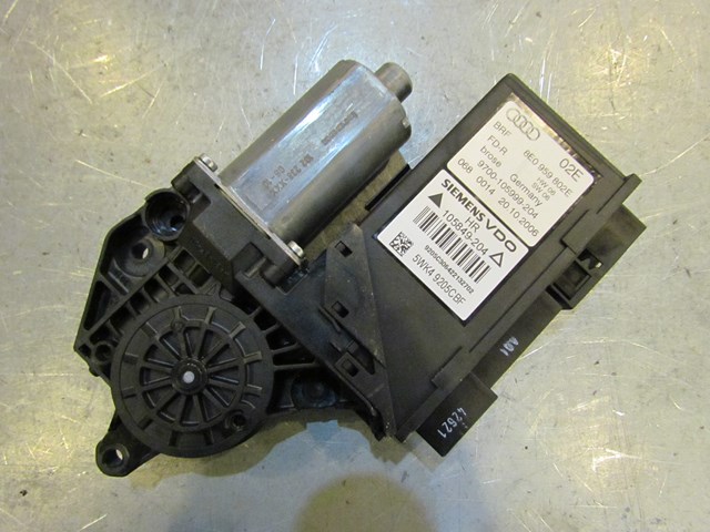2007 Audi S4 Rear RH Passenger Window Motor 8E0 959 802