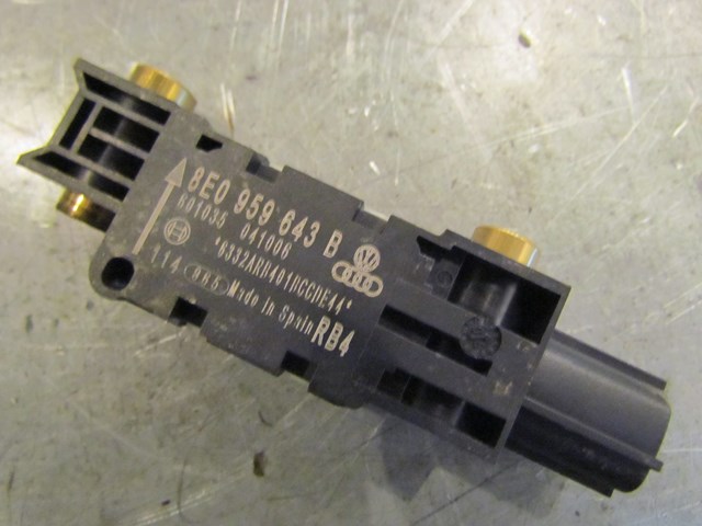 2007 Audi S4 Rear RH Passenger Air Bag Impact Sensor 8E0 959 643