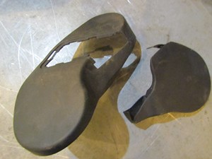 2007 Audi S4 Front LH Drivers Seat Base Joint Panels Pair