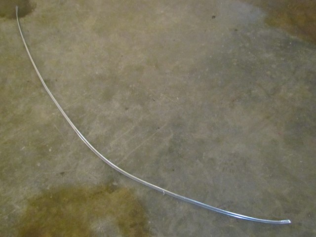 2007 Audi S4 RH Passenger Upper Door To Roof Chrome Trim