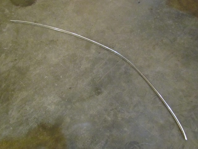 2007 Audi S4 RH Passenger Upper Door To Roof Chrome Trim