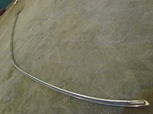 2007 Audi S4 RH Passenger Upper Door To Roof Chrome Trim