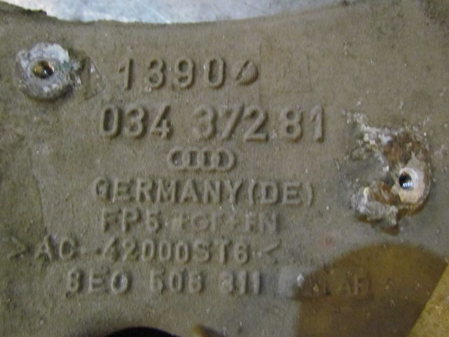 2007 Audi S4 Rear LH Drivers Lower Control Arm 034 372 81