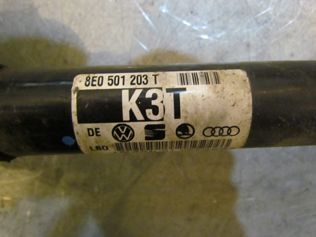 2007 Audi S4 Rear LH Drivers Axle Assy