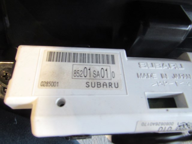 2007 Subaru Forester Upper Storage Compartment With Clock 85201SA010