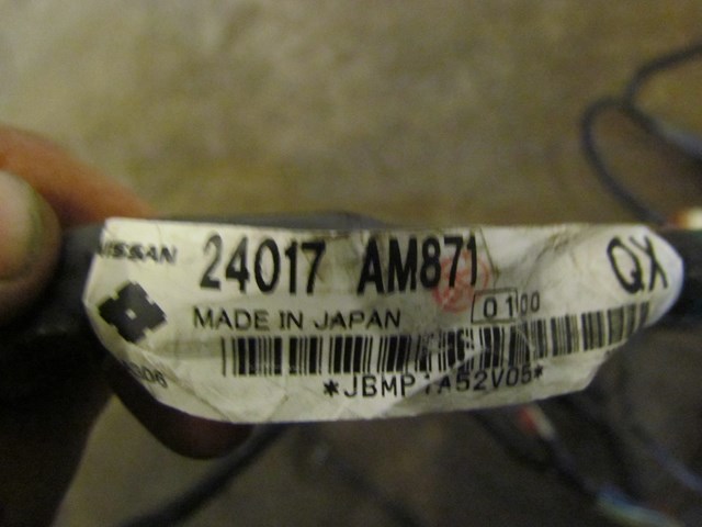 2004 Infiniti G35 Coupe RH Body Harness 24017 AM871