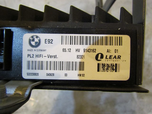 2009 BMW M3 335i Audio Sound HiFi Amp Amplifier w/ Bracket OEM 532230820