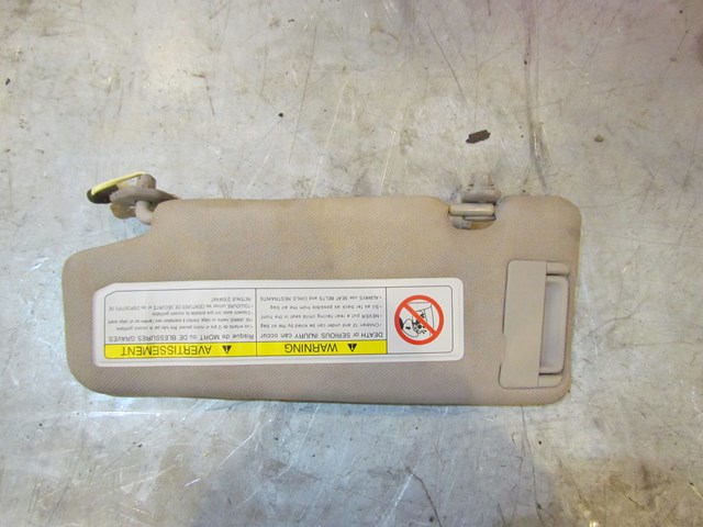 2004 Nissan 350Z RH Passenger Sun Visor