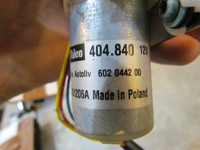 2006 Audi A8L LH Front Seat Belt Adjuster Motor 602044200