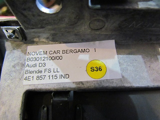 2006 Audi A8L Instrument Cluster Trim With Vents 4E1857115