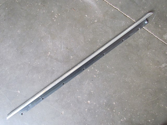 2006 Audi A8L LH Drivers Rear Chrome Window Seal Trim 4E4853763