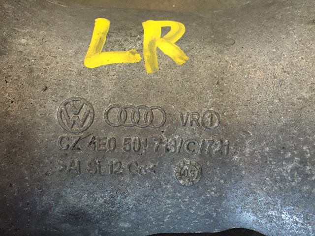 06 Audi A8L Rear Axle Sheild 4E0 907 277