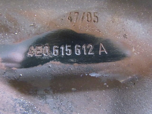 2006 Audi A8L RH Passenger Rear Brake Dust Shield 4E0615612A