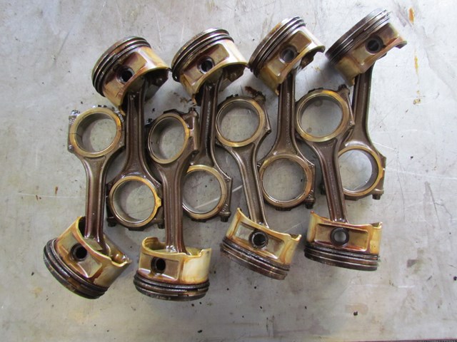 2006 Audi A8L 4.2 V8 Pistons With Connecting Rods Set Of 8