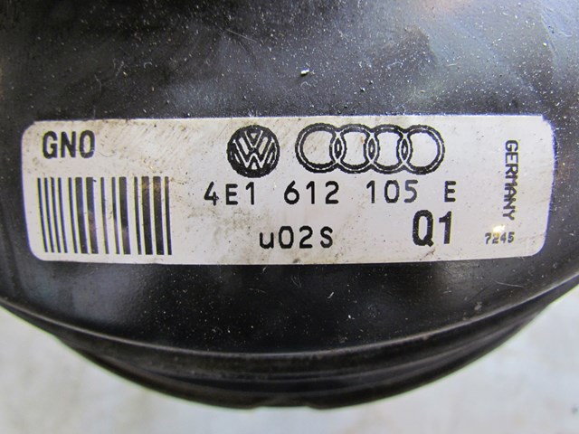 2006 Audi A8L Brake Booster And Master Cylinder 4E1612105E