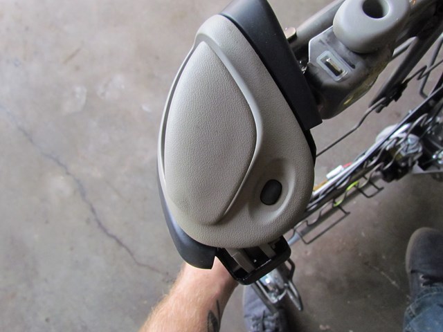 2009 Infiniti G37X RH Passenger Front Seat Back Frame With Switch