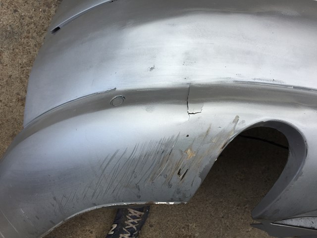 2004 Audi A8L Rear Bumper Cover with Wiring