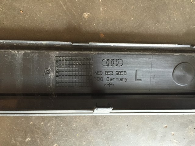 2004 Audi A8L Front LH Door Sill Kick Plate