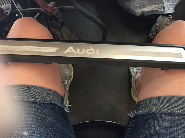 2004 Audi A8L Rear LH Door Sill Kick Plate