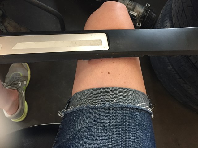 2004 Audi A8L Rear LH Door Sill Kick Plate