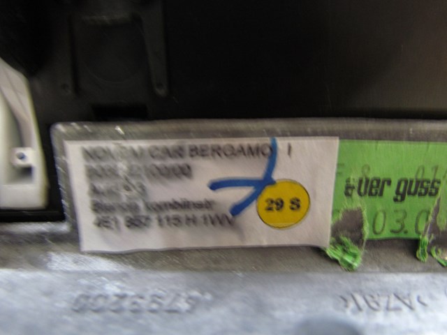 2004 Audi A8L Gauge Cluster Bezel w/Vent