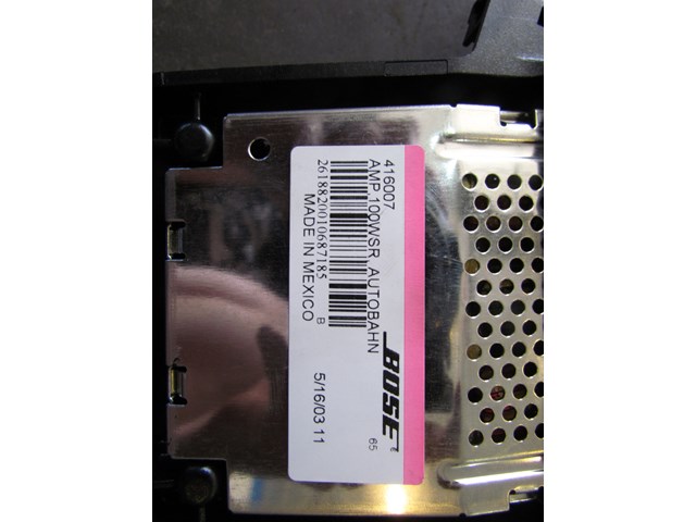 2004 Audi A8L Rear Speaker Subwoofer 4E0035412